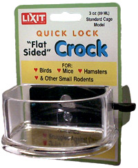 Lixit Quick Lock Crock 3oz QLC-3